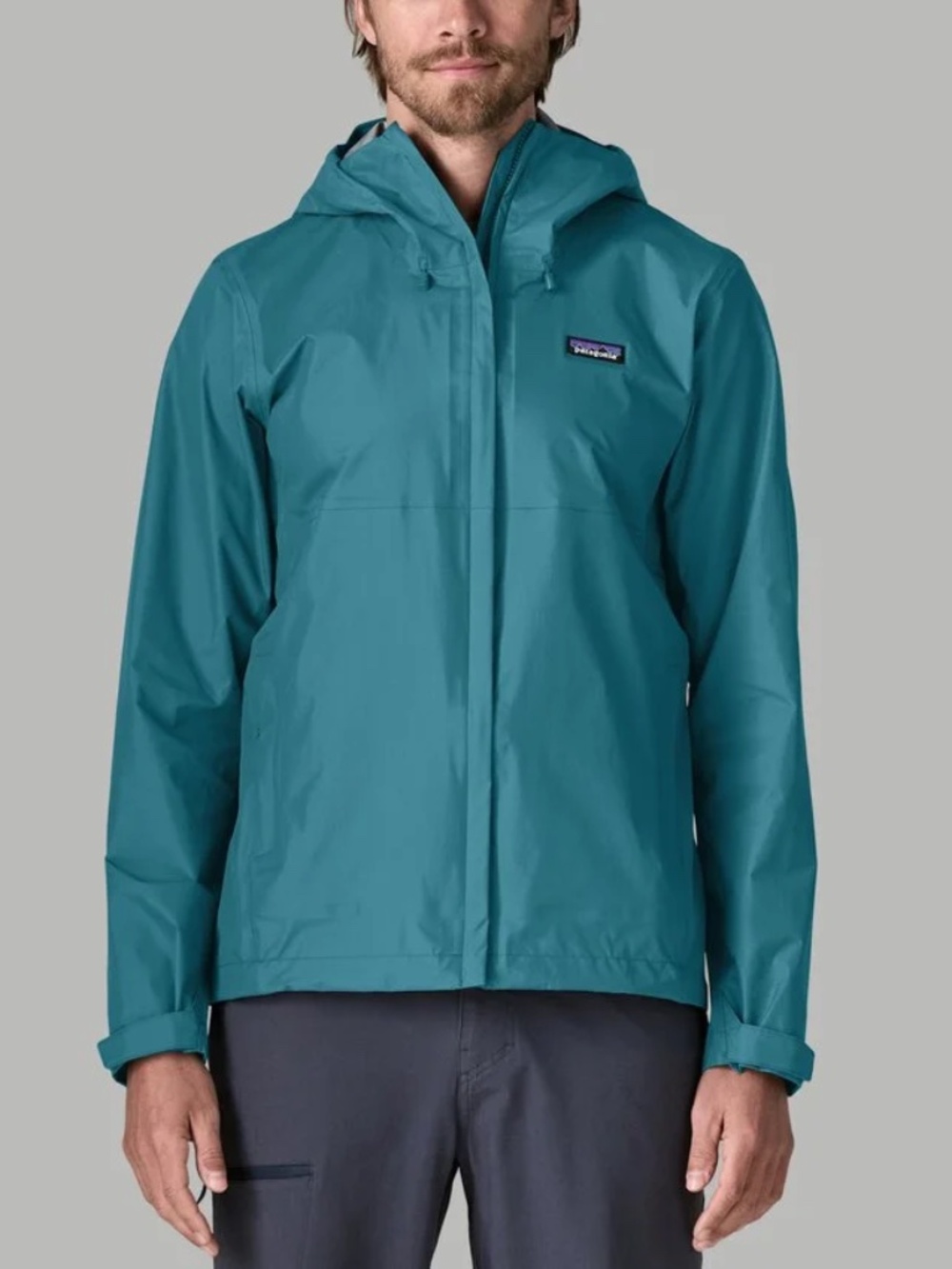 Patagonia Men's Torrentshell 3L Rain Jacket in Glacier Blue Size M